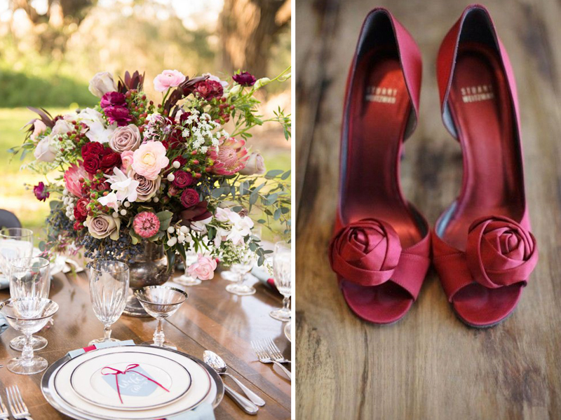 sapato noiva marsala